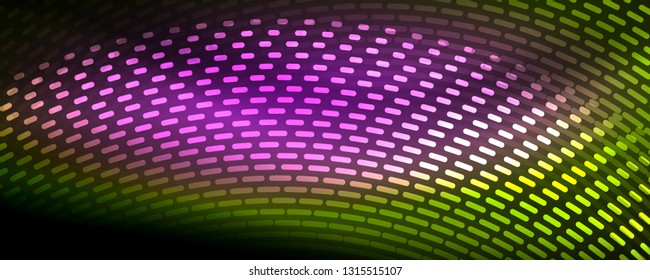 Digital flowing wave particles abstract background, vector smoke effect design. Vector illustration