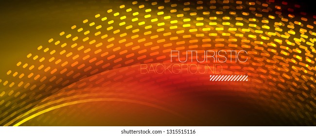 Digital flowing wave particles abstract background, vector smoke effect design. Vector illustration