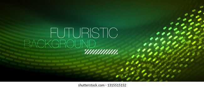 Digital flowing wave particles abstract background, vector smoke effect design. Vector illustration