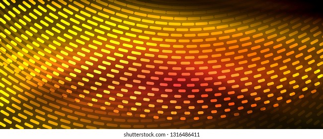 Digital flowing wave particles abstract background, vector smoke effect design. Vector illustration