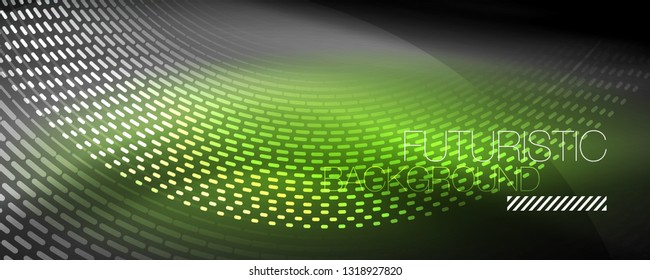 Digital flowing wave particles abstract background, vector smoke effect design. Vector illustration