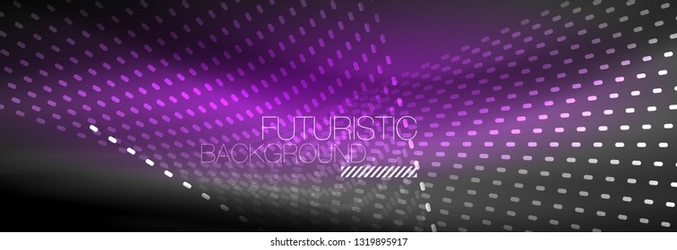 Digital flowing wave particles abstract background, vector smoke effect design. Vector illustration