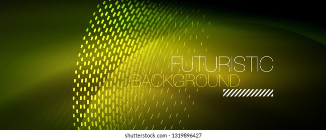 Digital flowing wave particles abstract background, vector smoke effect design. Vector illustration