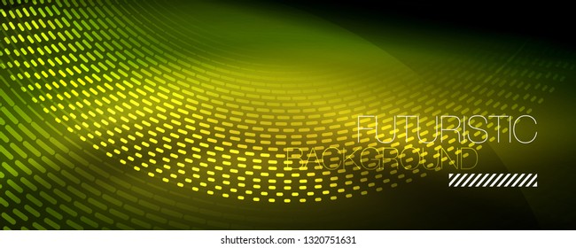 Digital flowing wave particles abstract background, vector smoke effect design. Vector illustration