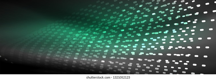 Digital flowing wave particles abstract background, vector smoke effect design. Vector illustration