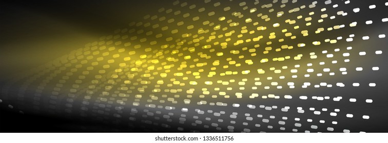 Digital flowing wave particles abstract background, vector smoke effect design. Vector illustration