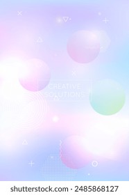 Digital Fluid. Minimal Pattern. Memphis Dots. Purple Space Presentation. Holographic Background. Soft Ultraviolet Composition. Vibrant Flyer. Tech Concept. Blue Digital Fluid