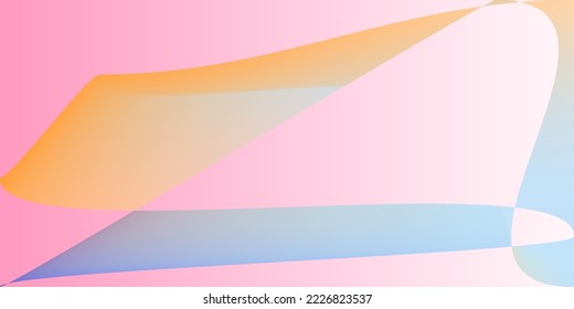 Digital Fluid Technology Rainbow Illustration. Layers Neon Dynamic Psychedelic Modern Design. Pastel Minimal Color Modern Multicolor Gradient Mesh. Shape Futuristic Pink Smooth Blurred Background.
