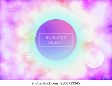 Digital Fluid. Vibrant Dots. Violet Magic Pattern. Science Flyer. Retro Graphic. Neon Design. Soft Iridescent Magazine. Modern Background. Purple Digital Fluid