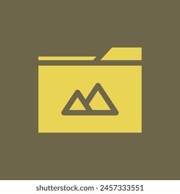 a digital folder image miscellaneous icon concept