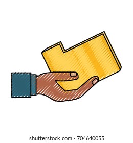 Digital folder symbol