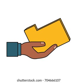 Digital folder symbol