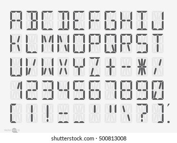 Digital font