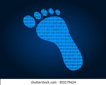 Digital Footprint Icon Images, Stock Photos & Vectors | Shutterstock