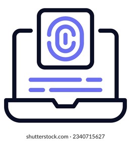 Icono digital de la física forense, para uiux web, aplicación, infografía, etc