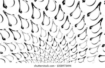 Digital fractal art. Computer generated image of lizard skin pattern converted to  halftone wave dotted background. Modern dot circles vector texture for posters, business cards covers labels mock-up.