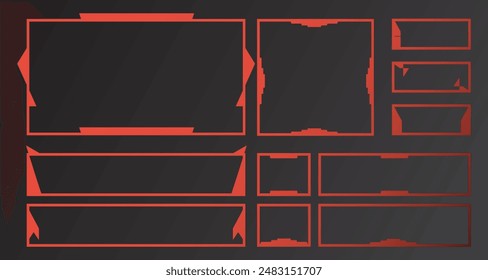 Digital frame technology futuristic Virtual Interface