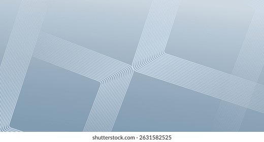 Digital futuristic technology concept with hexagons. Digital hexagonal blue abstract background. Geometric stripe line art design for poster, brochure, cover, banner, website, header. modern