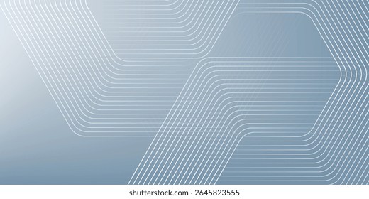 Concepto de tecnología futurista digital con hexágonos. Fondo abstracto azul hexagonal digital
