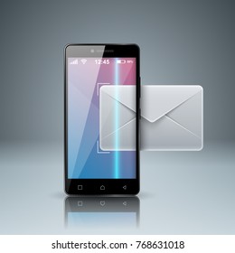 Digital gadget, smartphone tablet icon. Business infographic. Vector eps 10