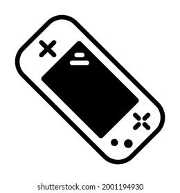 Digital Game vector Icon-  Black style high quality vector illustration.