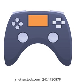 Vector de caricatura de icono de gamepad digital. gadget de teclado. Reproductor de tecnología de ratón
