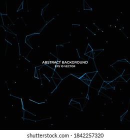 It's a digital geometric background with a sense of space.