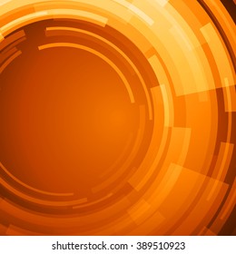 Digital geometric lines circles abstract vector background bright and transparency. 