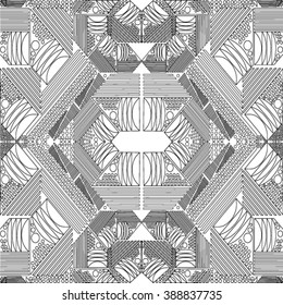 Digital Geometric Pattern Vector Stock Vector (Royalty Free) 388837735 ...