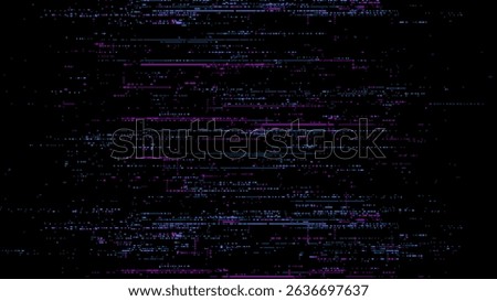 digital glitch effect background. Black background. Glitched texture. digital pixel noise. cyberpunk style. pixelated. video game style. glitch art. vector graphics. 