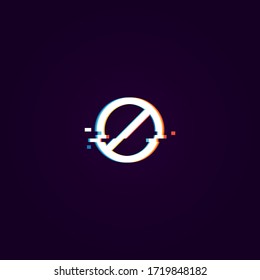 Icono de tope circular de estilo de brillo digital, fondo blanco