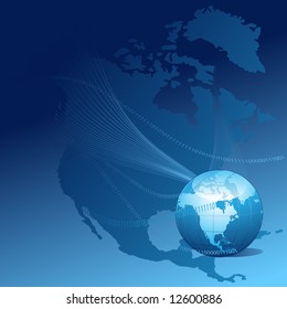 Digital global abstract composition.