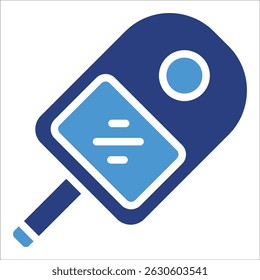 Digitales Glucometer-Icon-Element für Design
