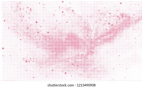 digital gradient halftone random size