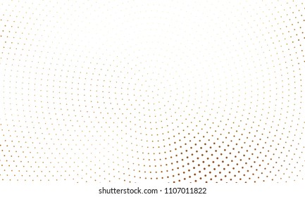 Digital gradient with points. Abstract futuristic panel. Dotted Backgound. Monochrome halftone pattern. Grunge  backdrop with circles, dots, point. Vector illustration
