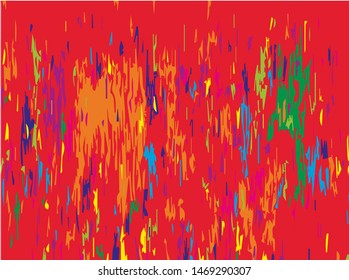 Digital graffiti. Old painted wall. Vector illustration. Bright abstract graphic 