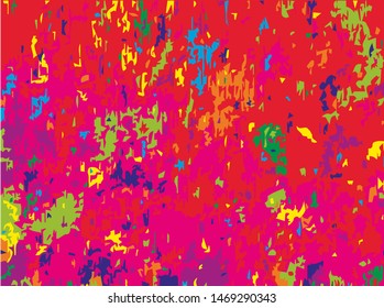 Digital graffiti. Old painted wall. Vector illustration. Bright abstract graphic 