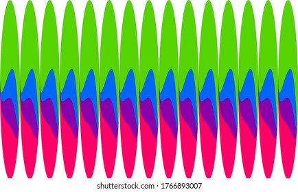 Resumen gráfico digital creado en formato vectorial con impacto de mega color verde y rosa en fondo blanco azul.
