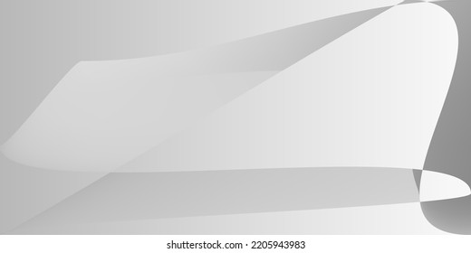 Malla de gradiente monocromática del fluido gris digital. Forma Futurista Fondo Original Metálico Gris. Ilustración Moderna De Plata Aluminio De Capas. Tecnología Líneas horizontales mínimas dinámicas lisas.