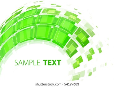 Digital green background, Vector