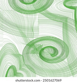 Digital green line Abstract Background