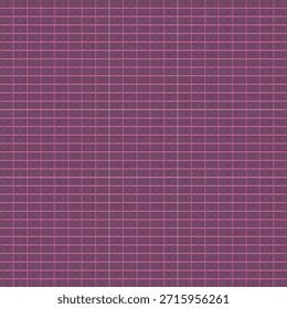 Cuadrícula digital de líneas blancas y rosas uniformemente espaciadas sobre fondo púrpura oscuro ideal para diseño y diseño.