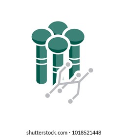 Digital Group Logo Icon Design
