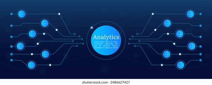 Digital growth graph chart on technology blue background. Chart, diagram, research, audit, planning, statistics, management, infographic, data analysis, Financial literacy. Stock market