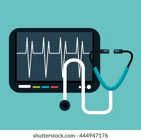 digital healhcare isolated icon design, vector illustration  graphic 