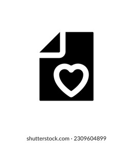 La proyección digital del corazón resulta en un icono negro de glifo ui. cardiograma electrónico. Diseño de interfaz de usuario. Símbolo de silueta en el espacio blanco. Pictograma sólido para web, móvil. Ilustración vectorial aislada