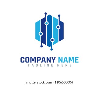 Digital Hexa Logo Design