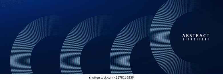 Digital hexagonal blue abstract background. Digital futuristic technology concept with hexagons. Geometric stripe line art design for poster, brochure.modern trendy design,creative,illustration,eps10
