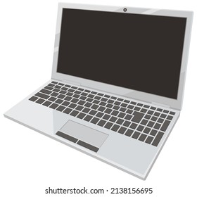 Digital home appliances "notebook PC". Vector illustration.