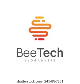 Digital Honey Logo Design Hive Technology Modern